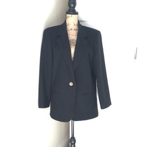 Sag Harbor black blazer size 14